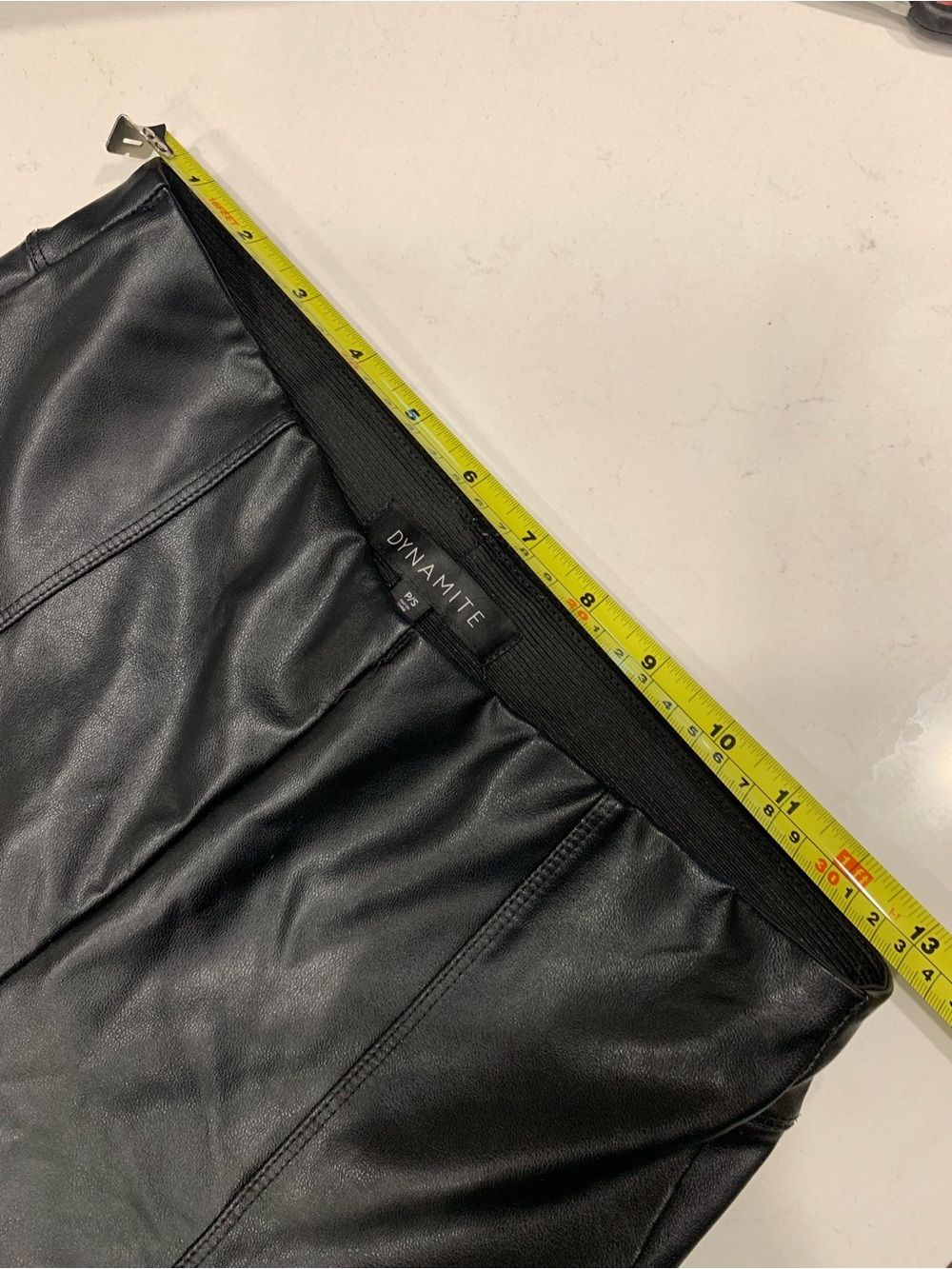 Dynamite Black Faux Leather pants